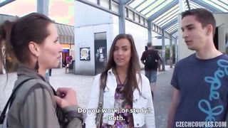 Amatőr zsenge pár pénzért kúrel