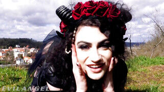 EvilAngel - Lydia Black a örömlány goth lány