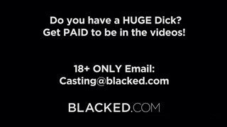 Blacked - Világos Szőke fiatal csajszi és a fekete kukac