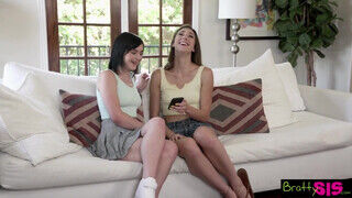 Bratty Sis - Rosalyn Sphinx és Andi Rose édeshármasban kufirconlak