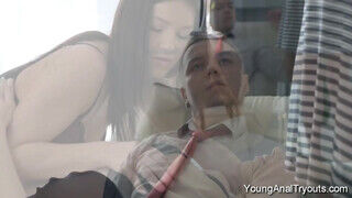 Young anal Tryouts - egy pasi és három pipi !!!
