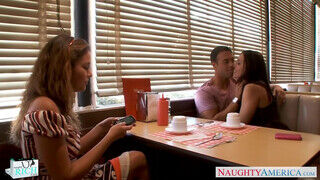 Gracie Glam és Allie Haze négyesben kufirconlak