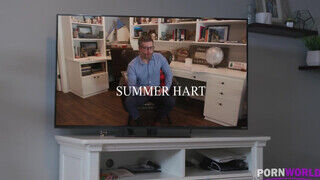 Summer Hart punciba és fenékbe kefélve