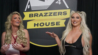 BRAZZERS - Lulu Chu és Jasmine Wilde édeshármasban kefélnek