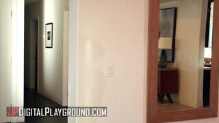 Digital Playground - Janice Griffith és Demi Sutra barna pasival basznak