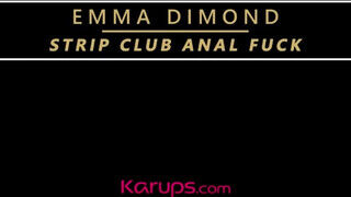 Emma Diamond kinyalva és popóba kefélve