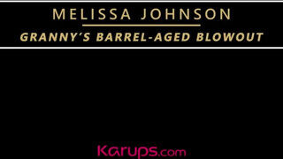 Melissa Johnson a hatalmas kannás érett nő
