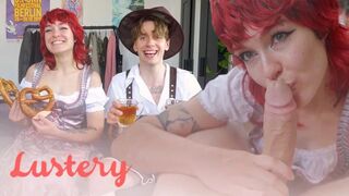 Októberfeszten hancuroznak a cuki német amatőrök