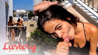 Latin amatőrök forró balkon baszása