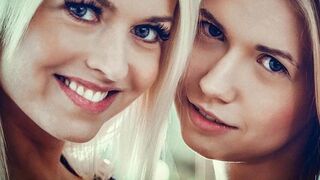 Érett szőkék forró lesbi ölelései Lena Love-val és Violette Pinkkel