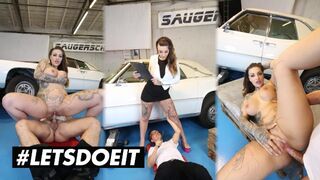 Vad vicky megőrül a kocsi szerelőért és meglovagolja a farkát