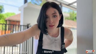 Formás autószerelő fiatal leszopja keményen és kap arconlövés pov-ból