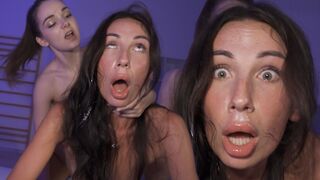 Alázatos tinédzser csicska kinyomja az agyát méhnyak-dagasztó ffm vad baszás közben